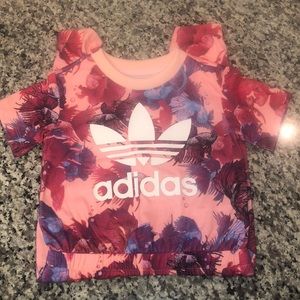 adidas floral print jumpsuit